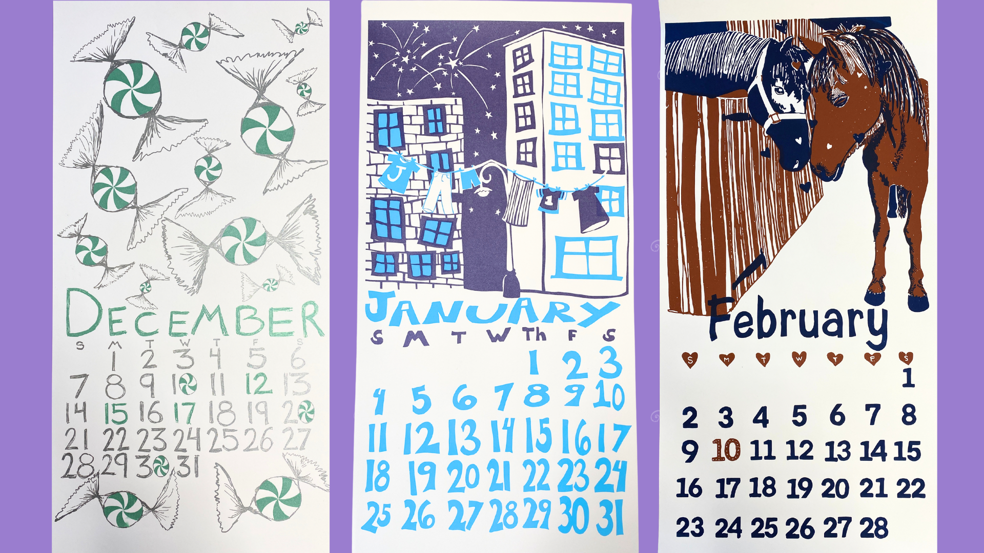 January 2026 Screensavers