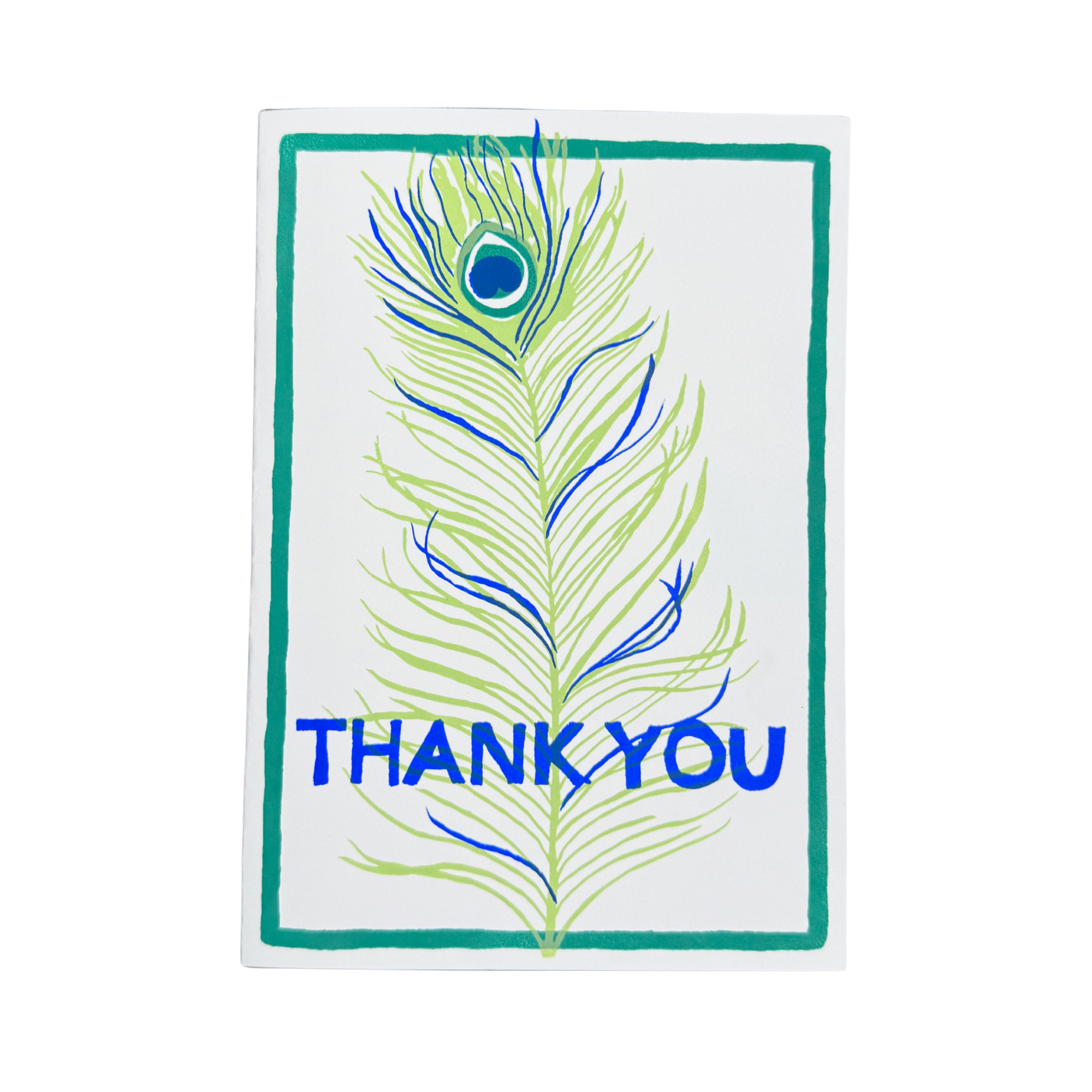 Peacock Feather - Thank You