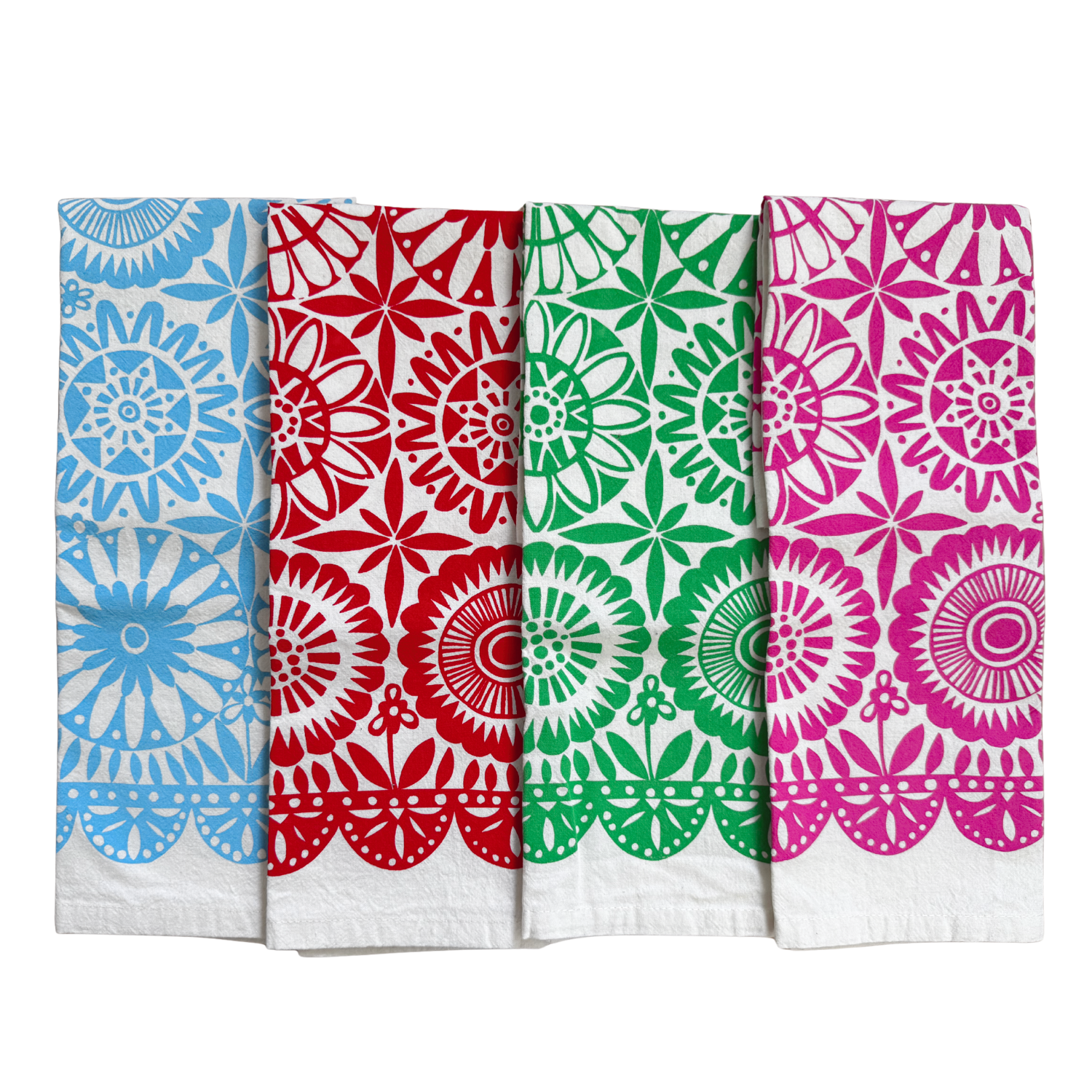 Jardín de Flores - Napkins - Set of 4 - mixed brights