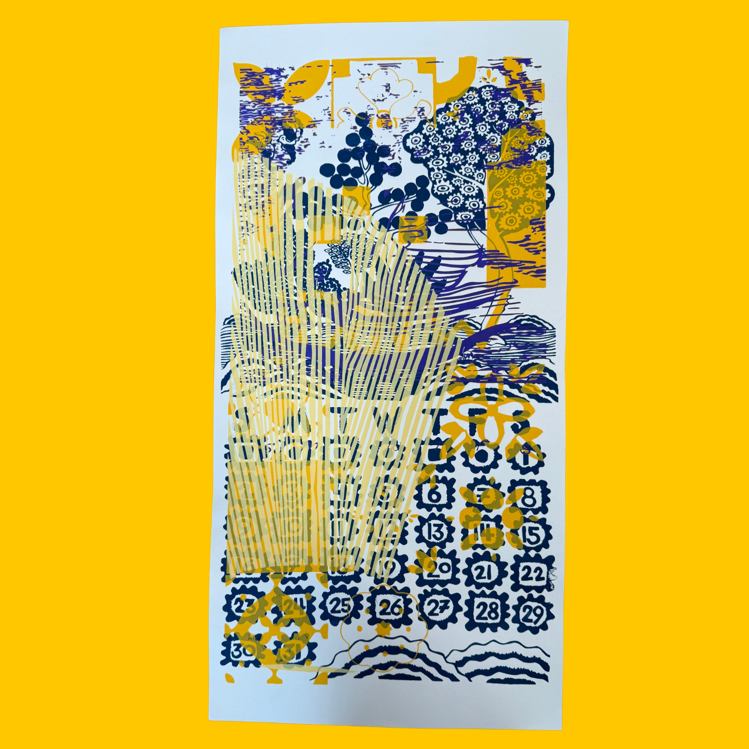 SALE - Layered Monoprint