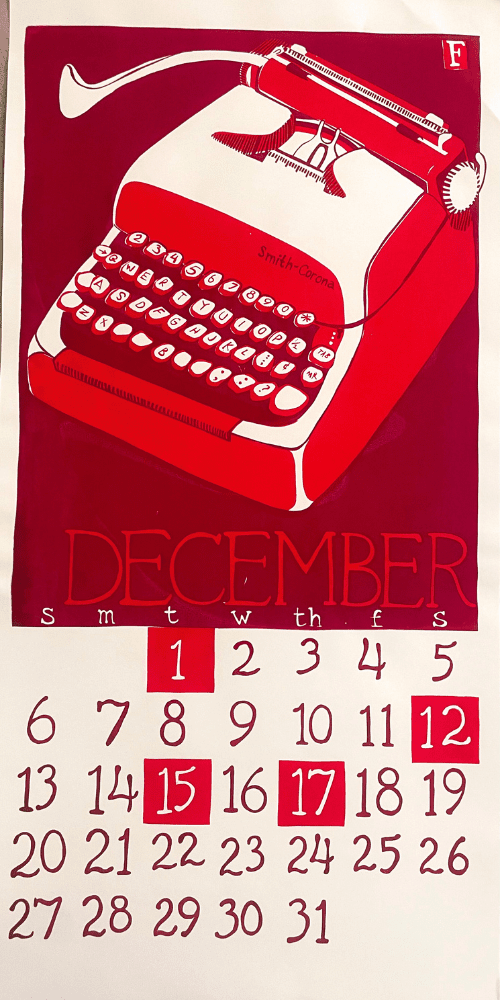 2015 Dolphin Studio Calendar Archive Print - The Dolphin Studio