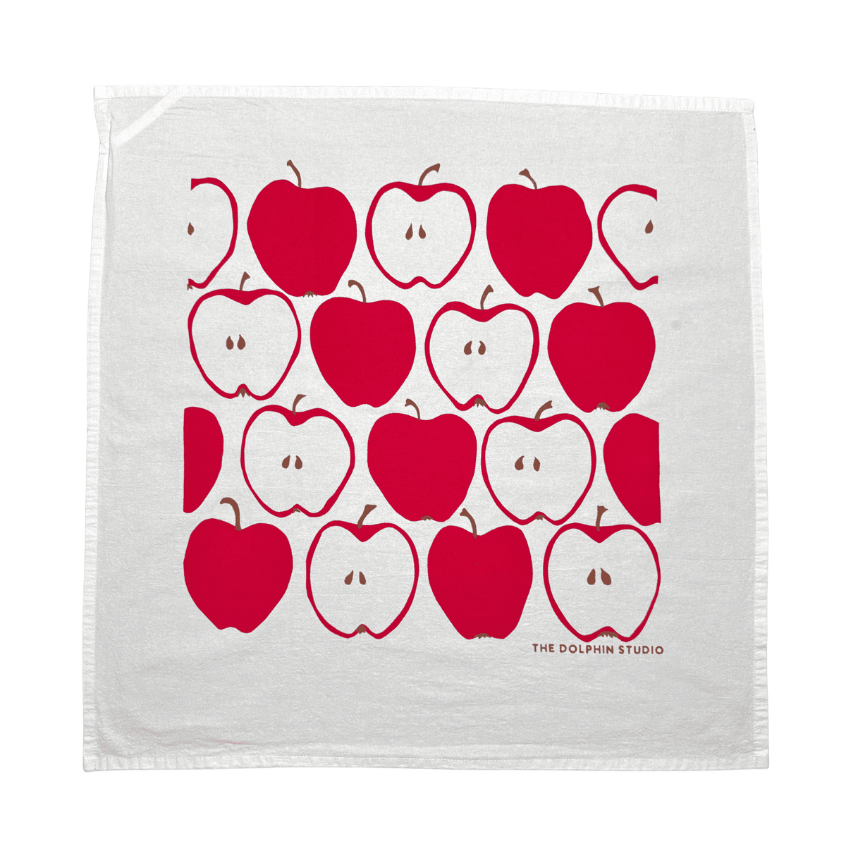 Tea Towel/Kitchen Towel/Dishcloth - An Apple A Day - The Dolphin Studio