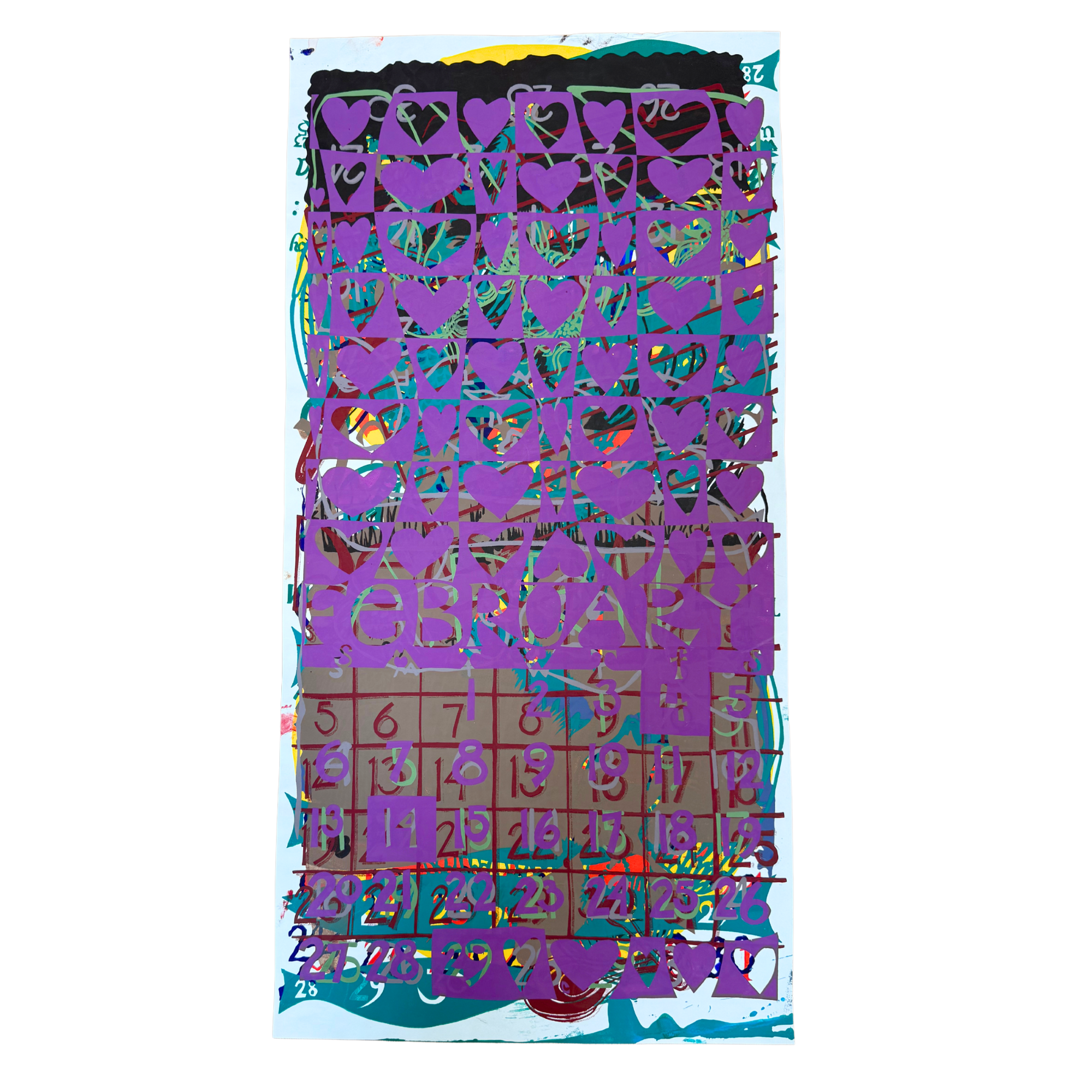 ONE OF A KIND Layered Monoprint