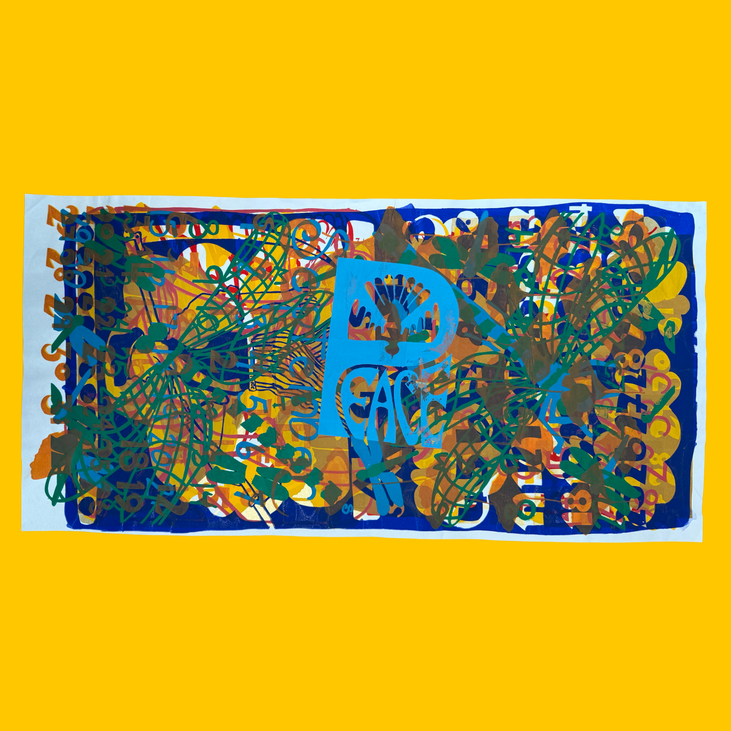 SALE - Layered Monoprint