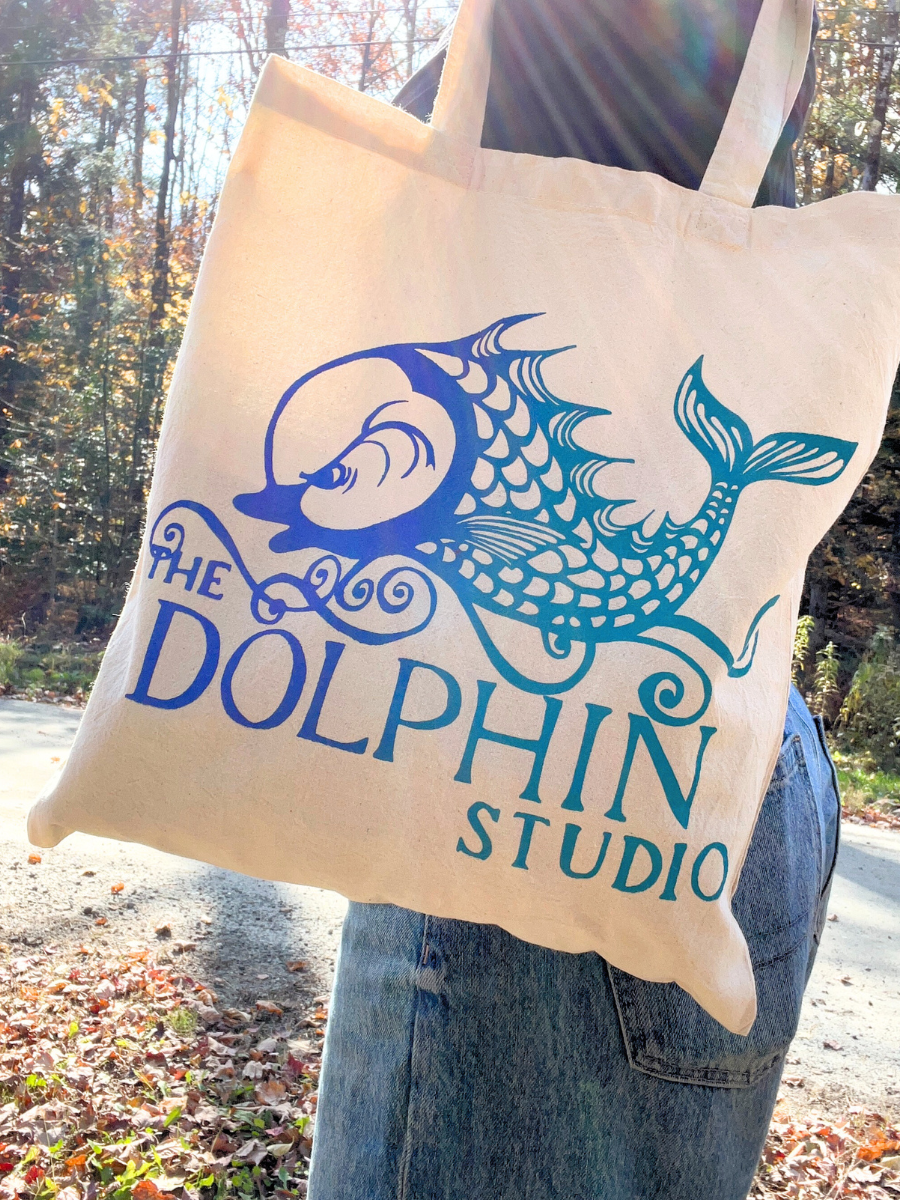 Tote Bag with The Dolphin Studio logo - The Dolphin Studio