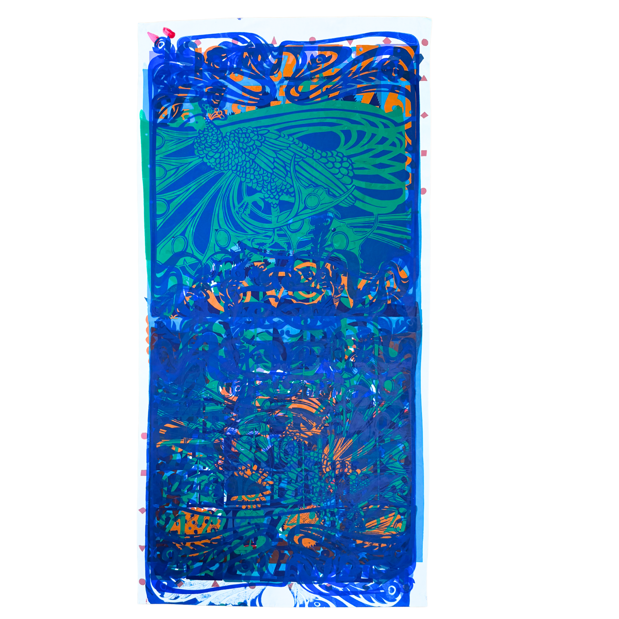 ONE OF A KIND Layered Monoprint