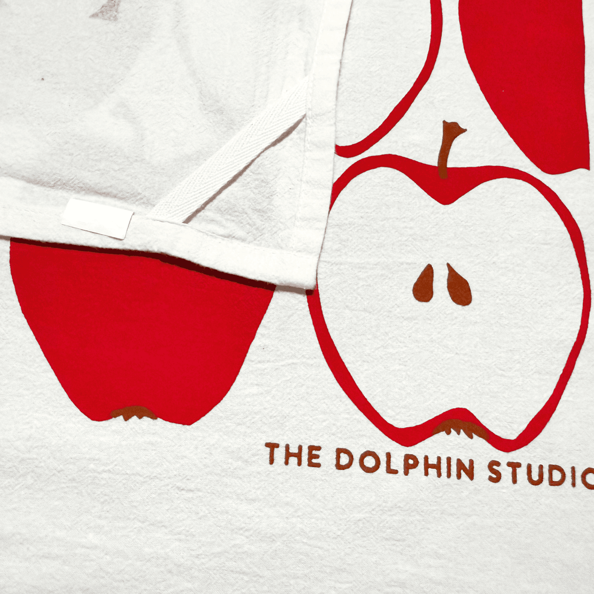 Tea Towel/Kitchen Towel/Dishcloth - An Apple A Day - The Dolphin Studio