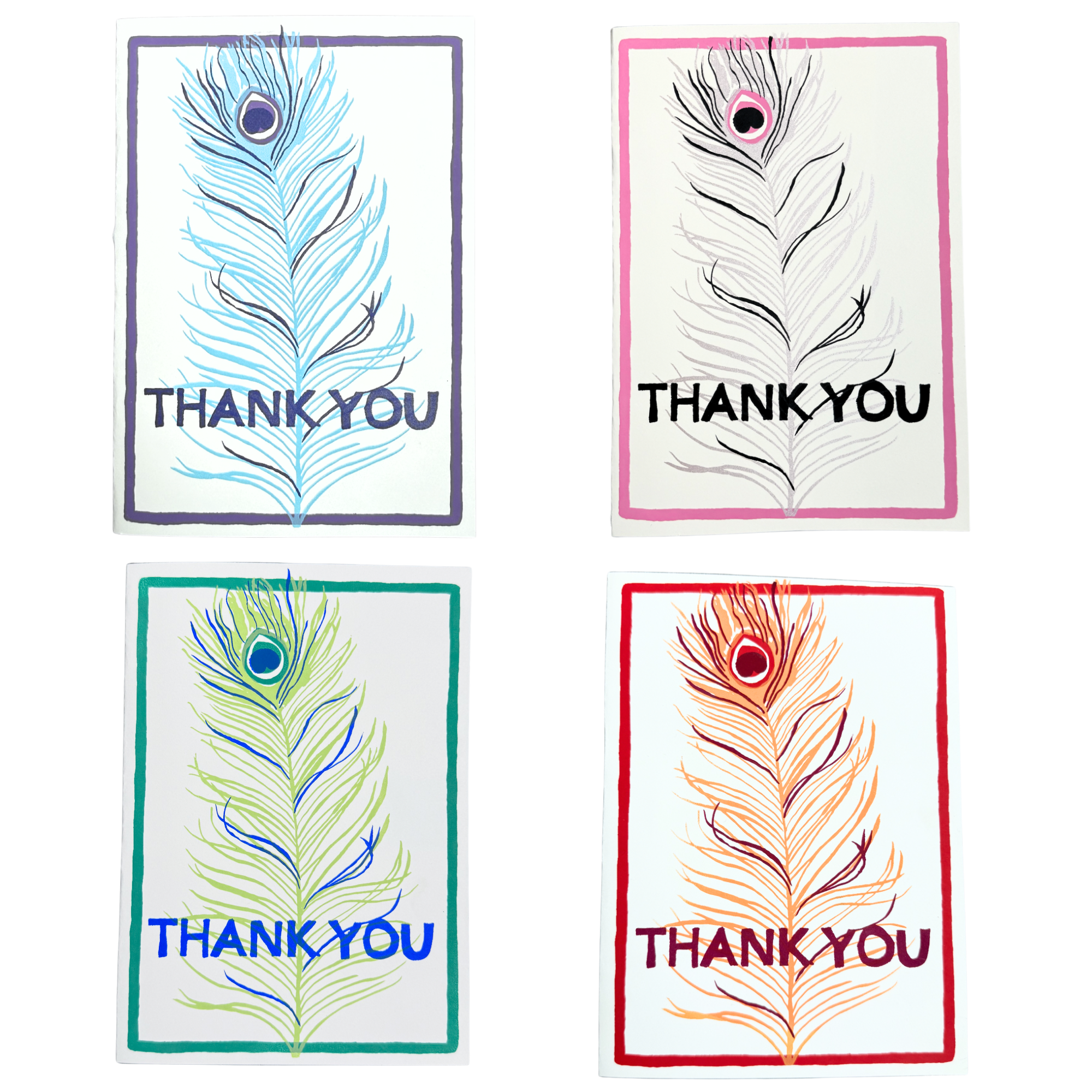 Peacock Feather - Thank You