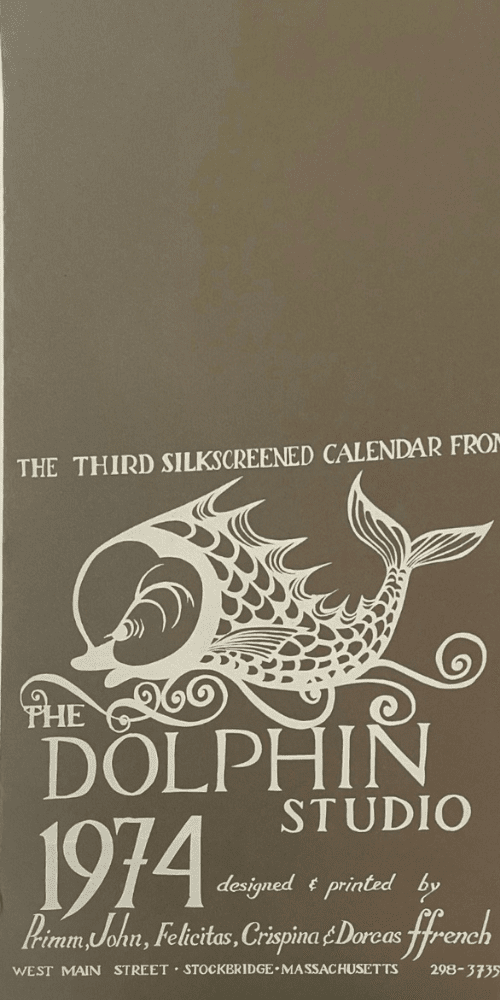 1974 Dolphin Studio Calendar Archive Prints - The Dolphin Studio