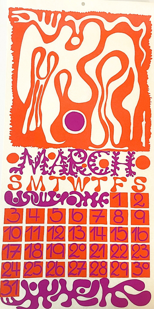 1974 Dolphin Studio Calendar Archive Prints