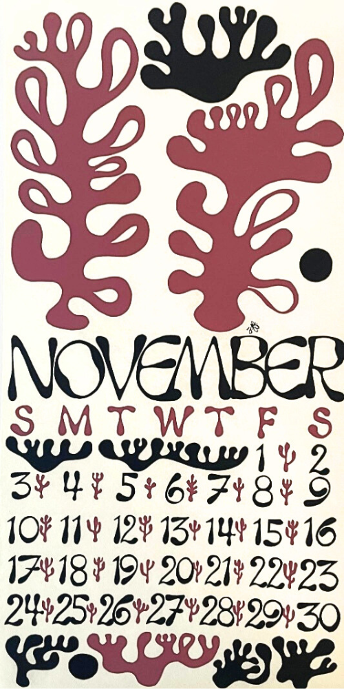 1974 Dolphin Studio Calendar Archive Prints
