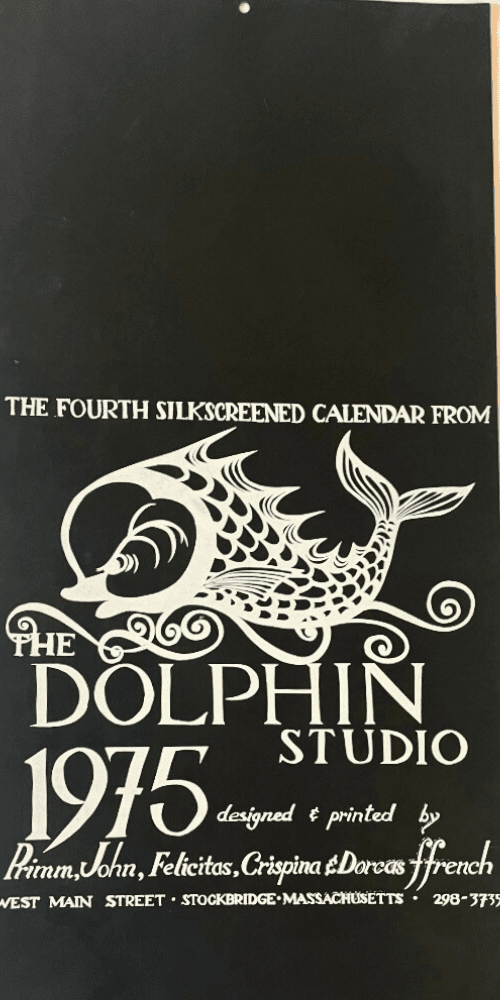 1975 Dolphin Studio Calendar Archive Prints - The Dolphin Studio