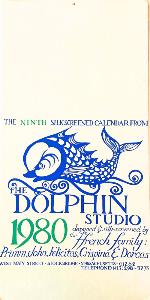 1980 Dolphin Studio Calendar Archive Prints - The Dolphin Studio