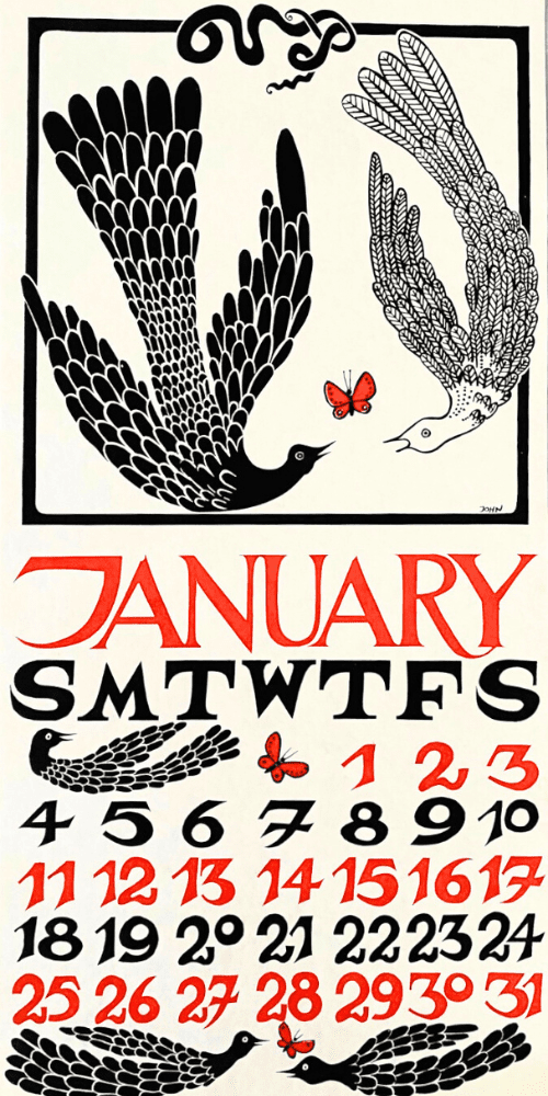 1981 Dolphin Studio Calendar Archive Prints - The Dolphin Studio