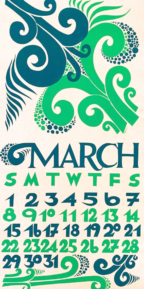 1981 Dolphin Studio Calendar Archive Prints