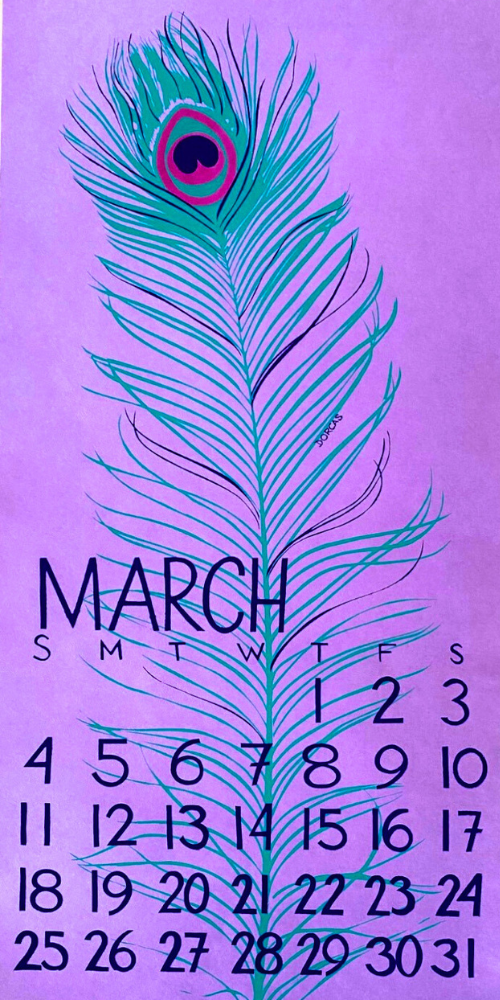 1984 Dolphin Studio Calendar Archive Prints