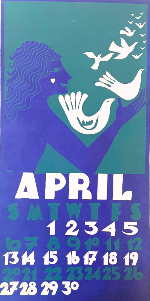 1986 Dolphin Studio Calendar Archive Prints