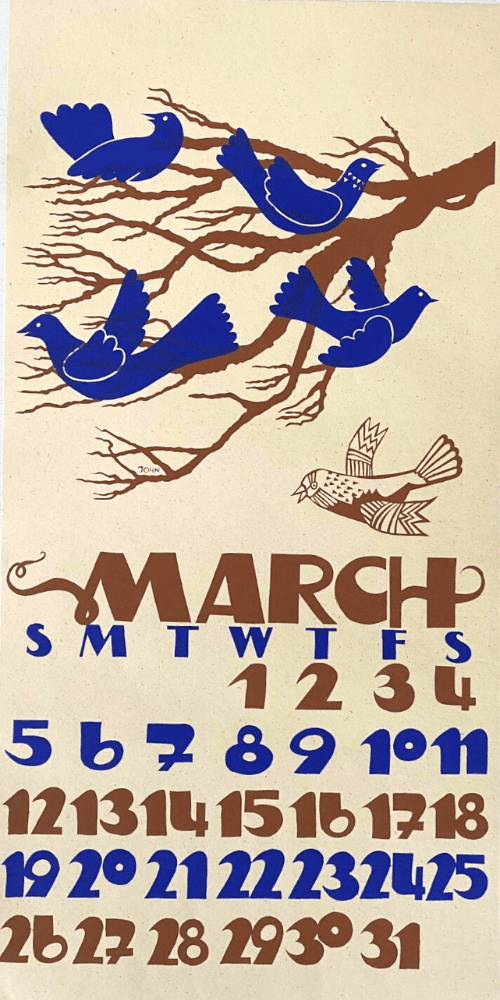 1989 Dolphin Studio Calendar Archive Prints - The Dolphin Studio