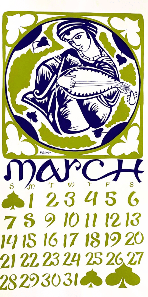 1999 Dolphin Studio Calendar Archive Print - The Dolphin Studio