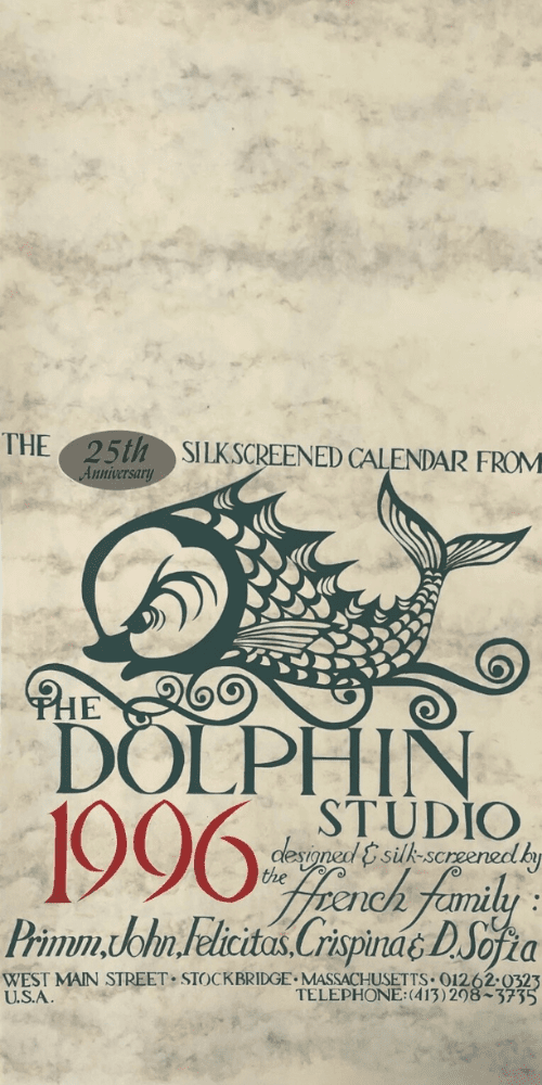 1996 Dolphin Studio Calendar Archive Prints - The Dolphin Studio