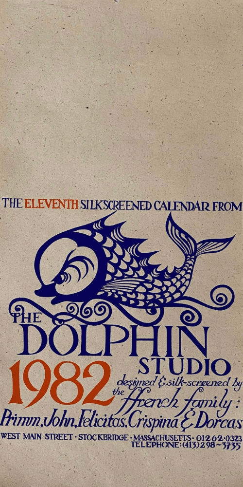 1982 Dolphin Studio Calendar Archive Prints - The Dolphin Studio
