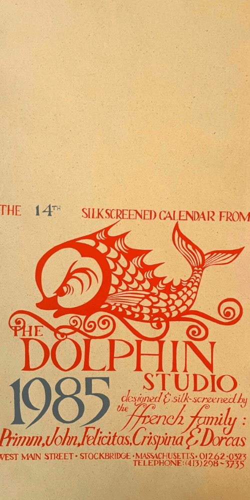 1985 Dolphin Studio Calendar Archive Prints - The Dolphin Studio