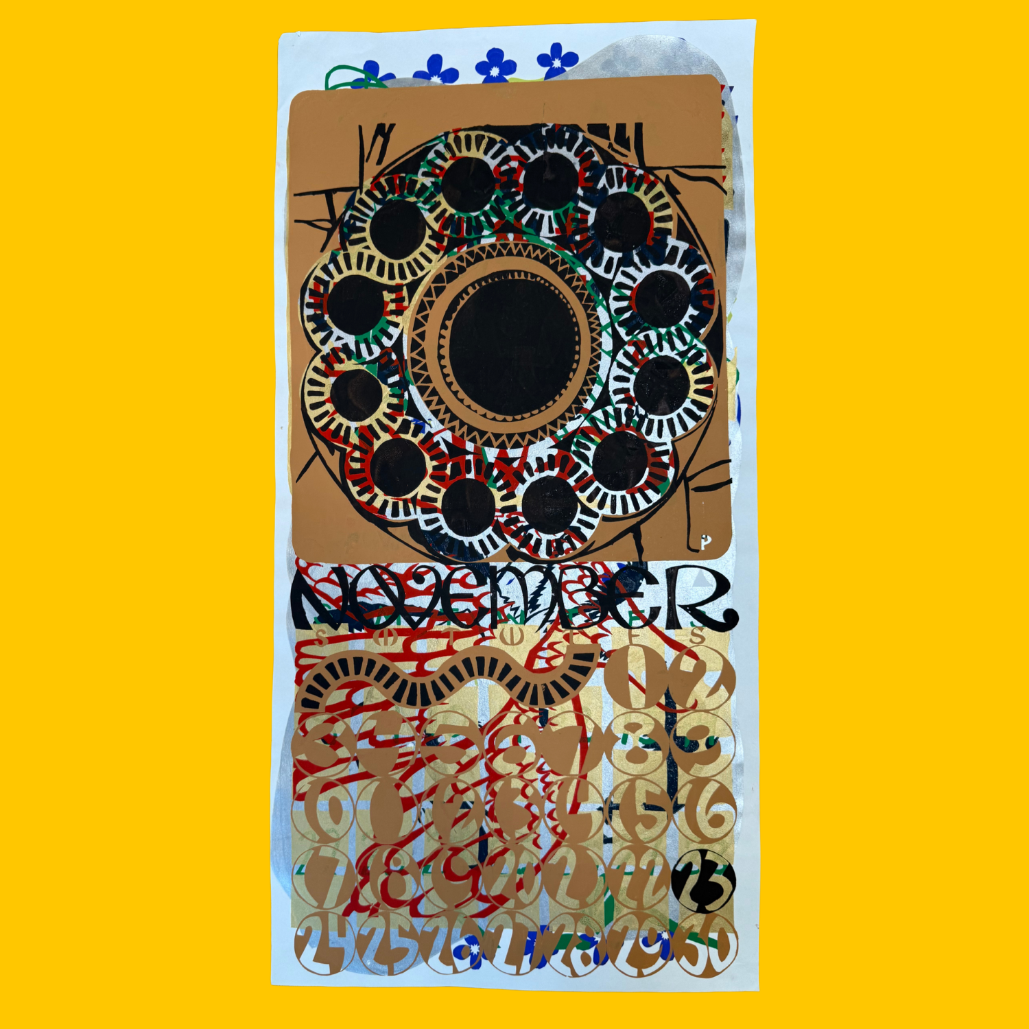 SALE - Layered Monoprint