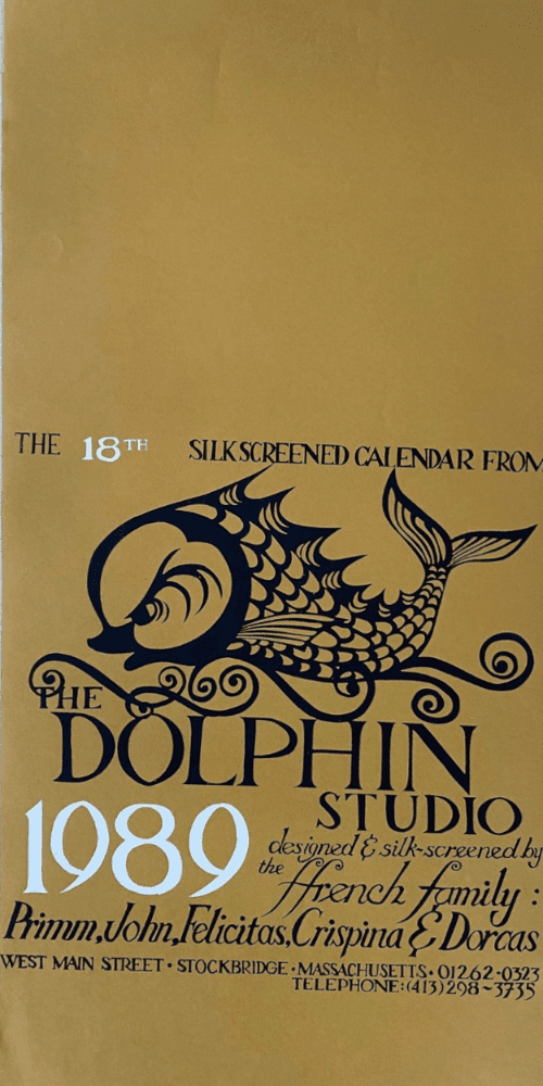 1989 Dolphin Studio Calendar Archive Prints - The Dolphin Studio