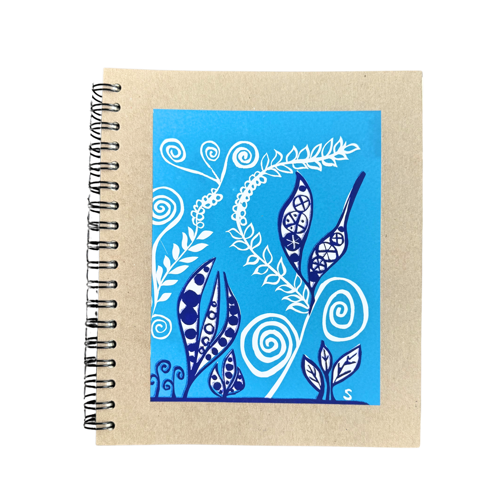 Turquoise Vines - Dolphin Doodle Journals
