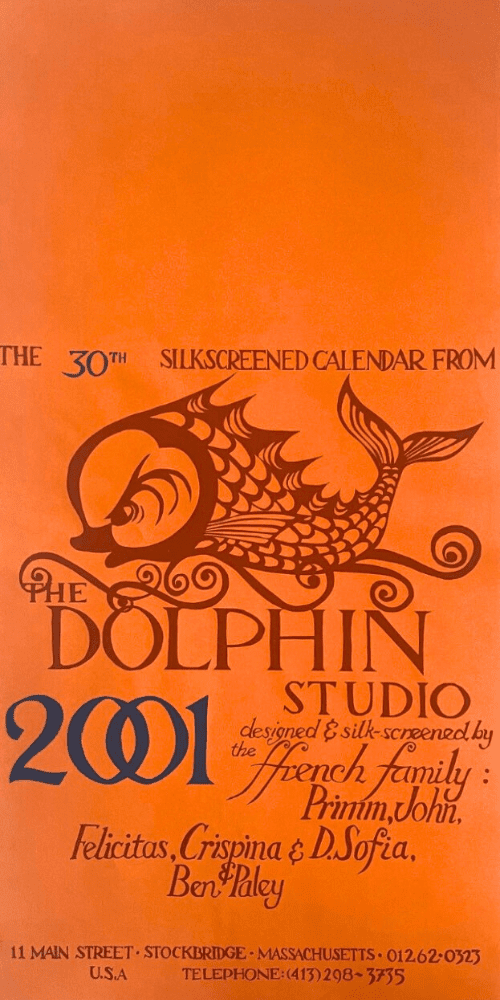 2001 Dolphin Studio Calendar Archive Print - The Dolphin Studio