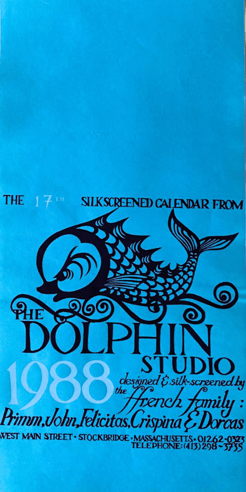 1988 Dolphin Studio Calendar Archive Prints - The Dolphin Studio