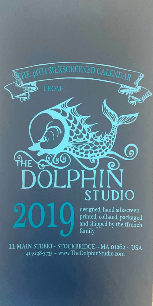2019 Dolphin Studio Calendar Archive Print - The Dolphin Studio
