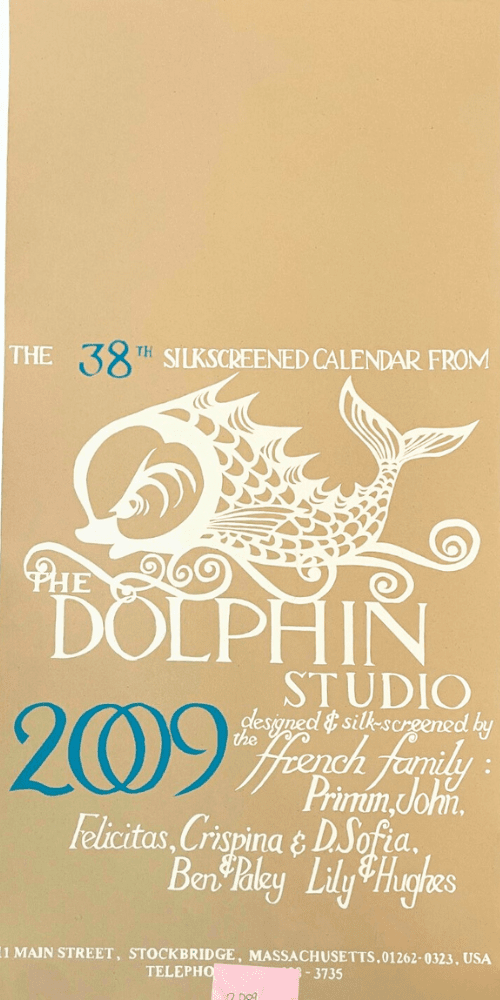 2009 Dolphin Studio Calendar Archive Print - The Dolphin Studio
