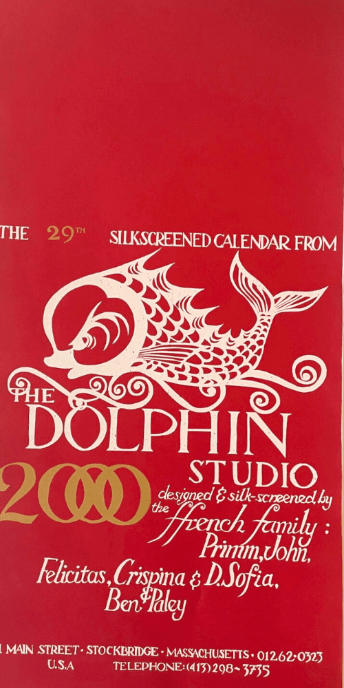 2000 Dolphin Studio Calendar Archive Print - The Dolphin Studio