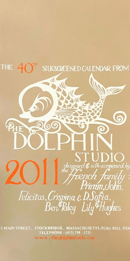 2011 Dolphin Studio Calendar Archive Print - The Dolphin Studio