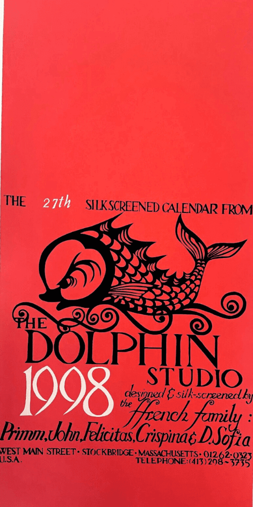 1998 Dolphin Studio Calendar Archive Prints - The Dolphin Studio