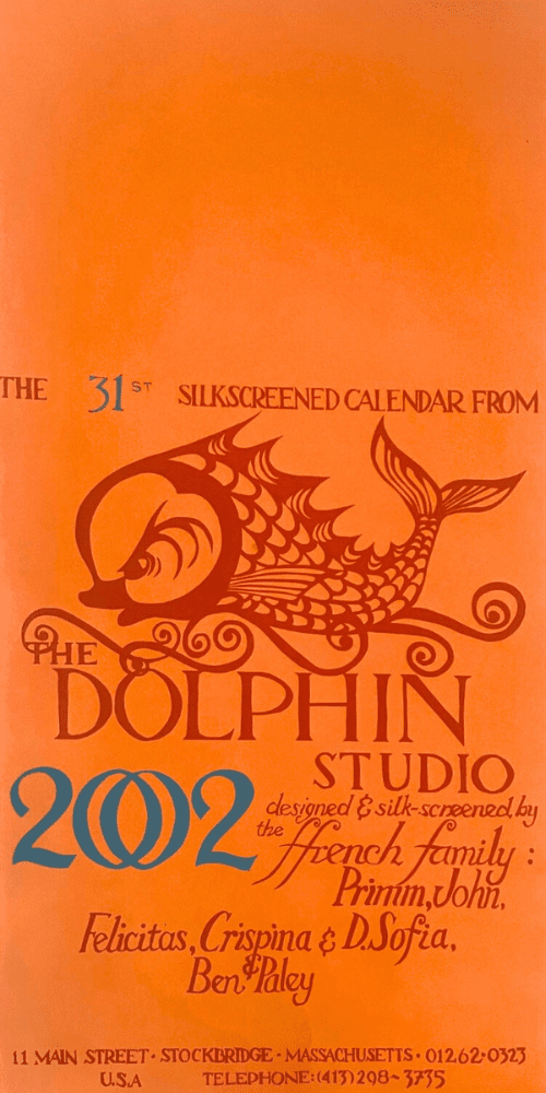 2002 Dolphin Studio Calendar Archive Print - The Dolphin Studio