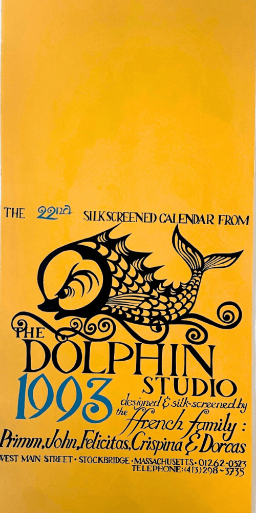 1993 Dolphin Studio Calendar Archive Prints - The Dolphin Studio