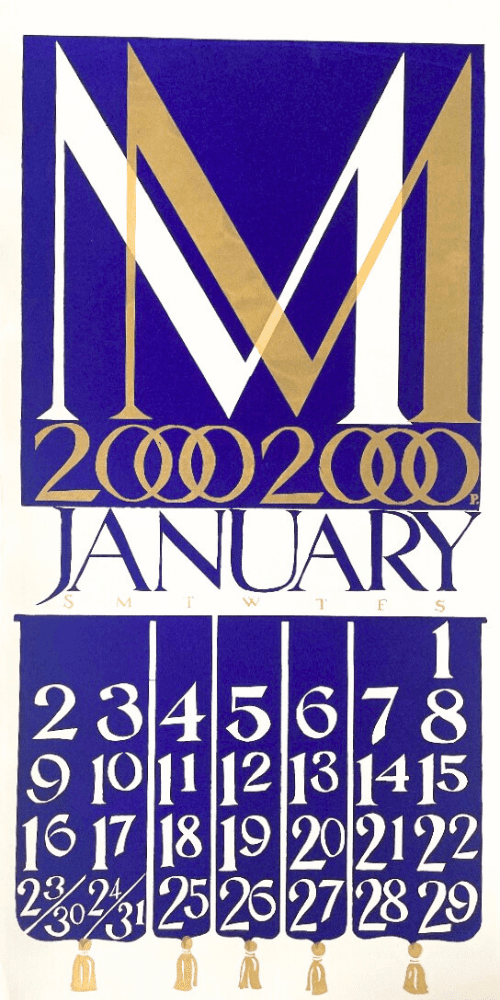 2000 Dolphin Studio Calendar Archive Print - The Dolphin Studio