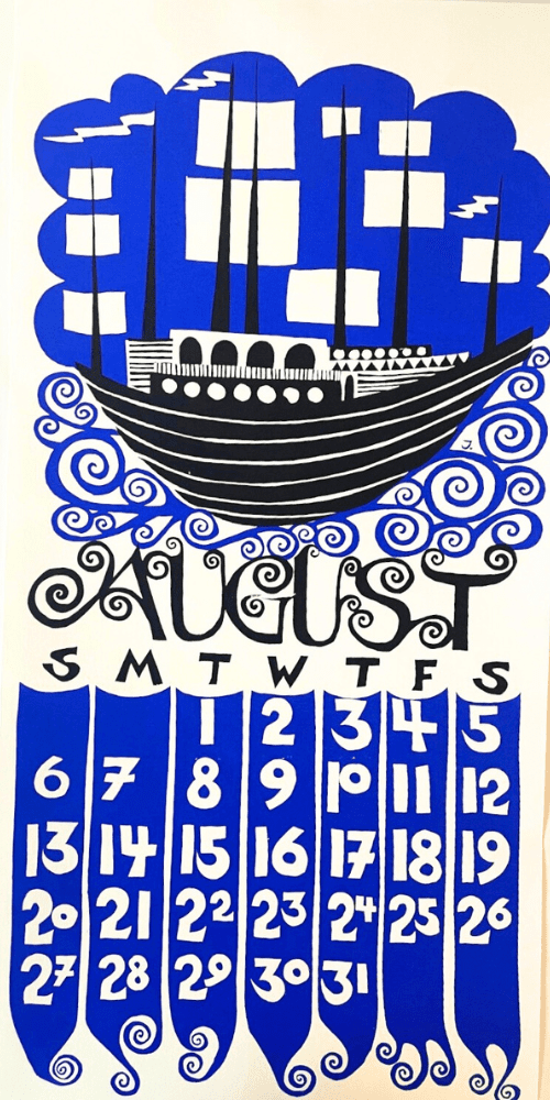 2000 Dolphin Studio Calendar Archive Print - The Dolphin Studio