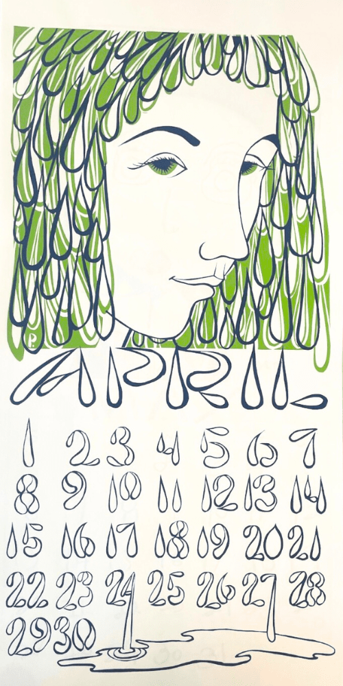 2001 Dolphin Studio Calendar Archive Print - The Dolphin Studio