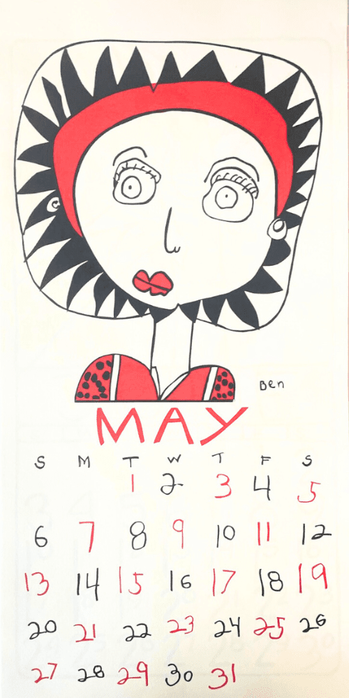 2001 Dolphin Studio Calendar Archive Print - The Dolphin Studio