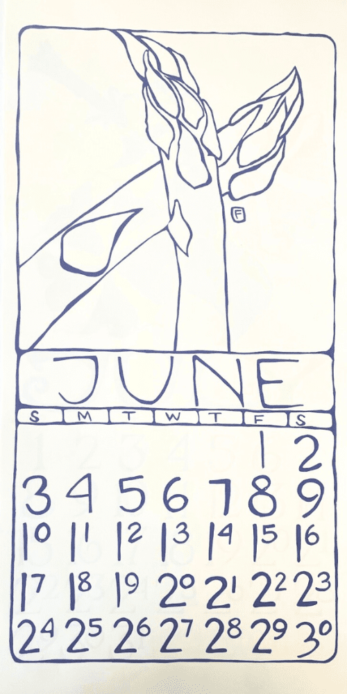 2001 Dolphin Studio Calendar Archive Print - The Dolphin Studio