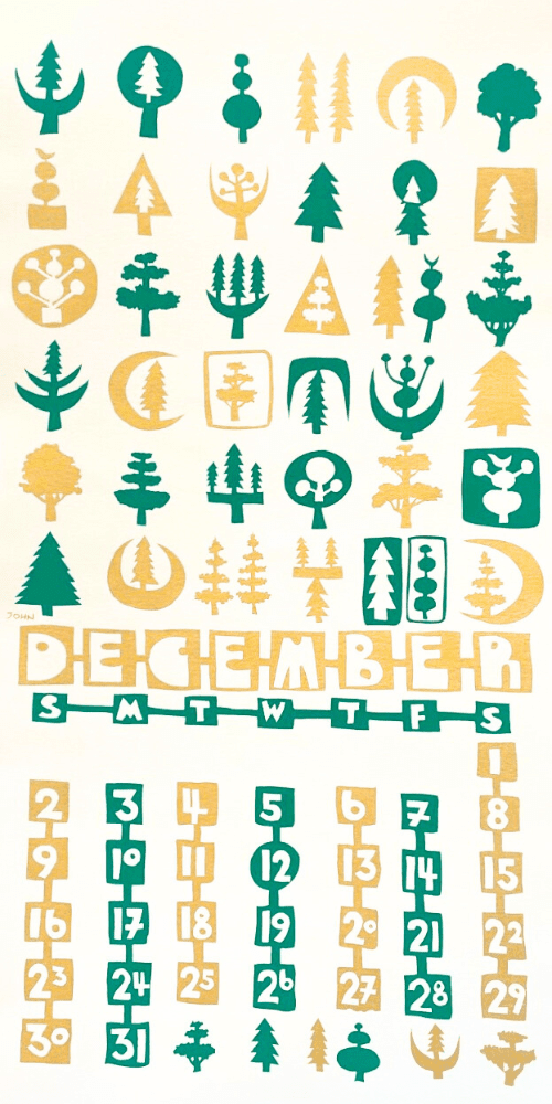 2001 Dolphin Studio Calendar Archive Print - The Dolphin Studio