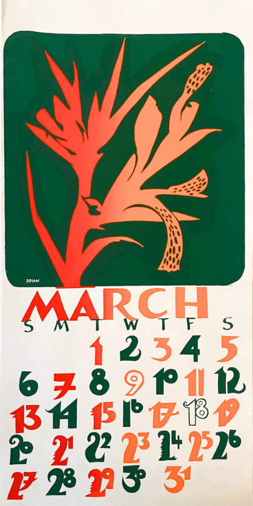 2005 Dolphin Studio Calendar Archive Print - The Dolphin Studio