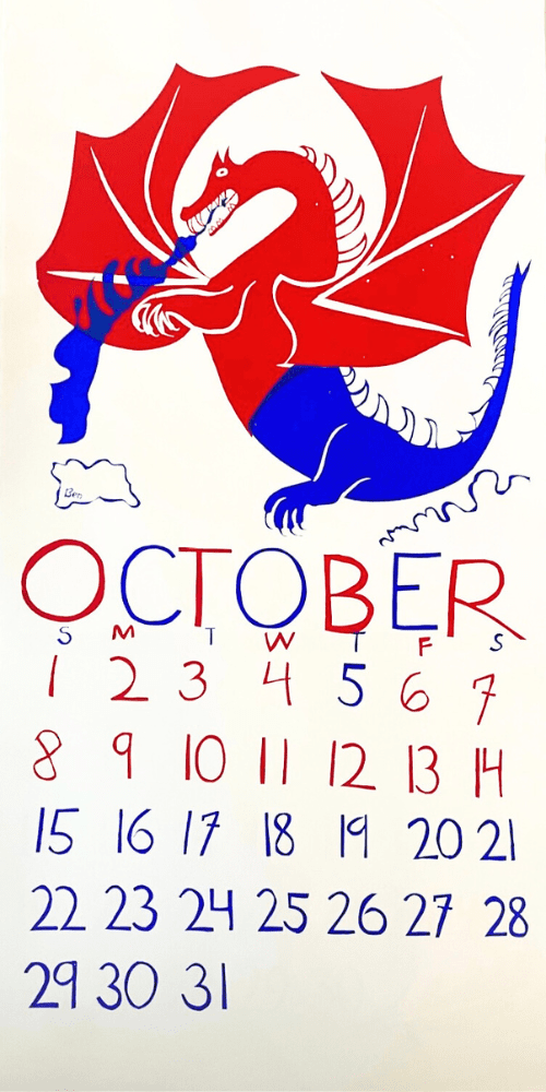 2006 Dolphin Studio Calendar Archive Print - The Dolphin Studio