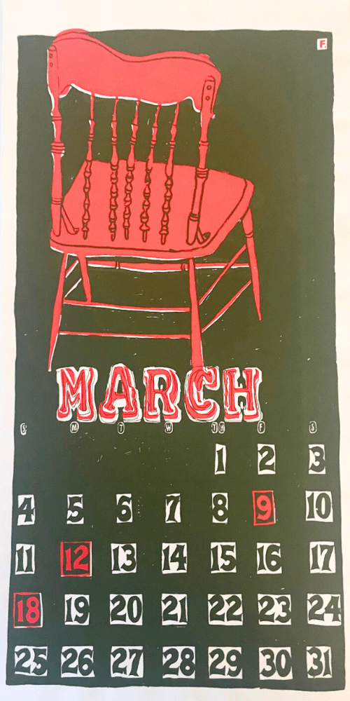 2012 Dolphin Studio Calendar Archive Print - The Dolphin Studio