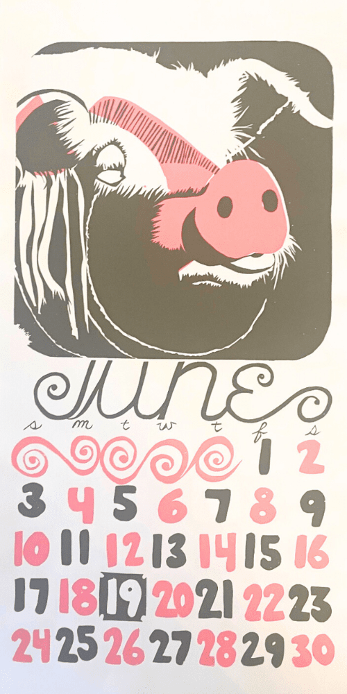 2012 Dolphin Studio Calendar Archive Print - The Dolphin Studio