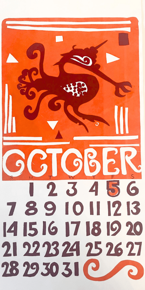 2012 Dolphin Studio Calendar Archive Print - The Dolphin Studio