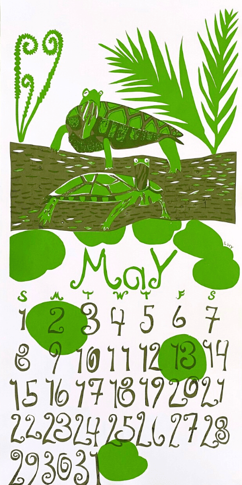 2016 Dolphin Studio Calendar Archive Print - The Dolphin Studio